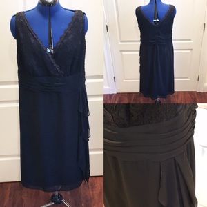 Jessica Howard black cocktail dress.